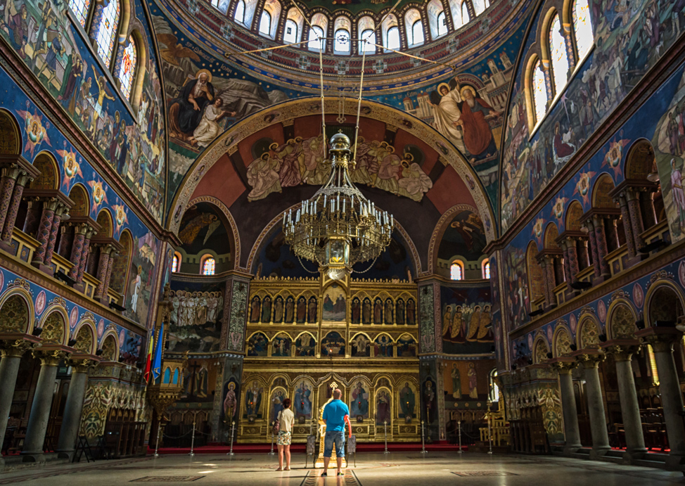 Inside Sibiu Orthodox Church
